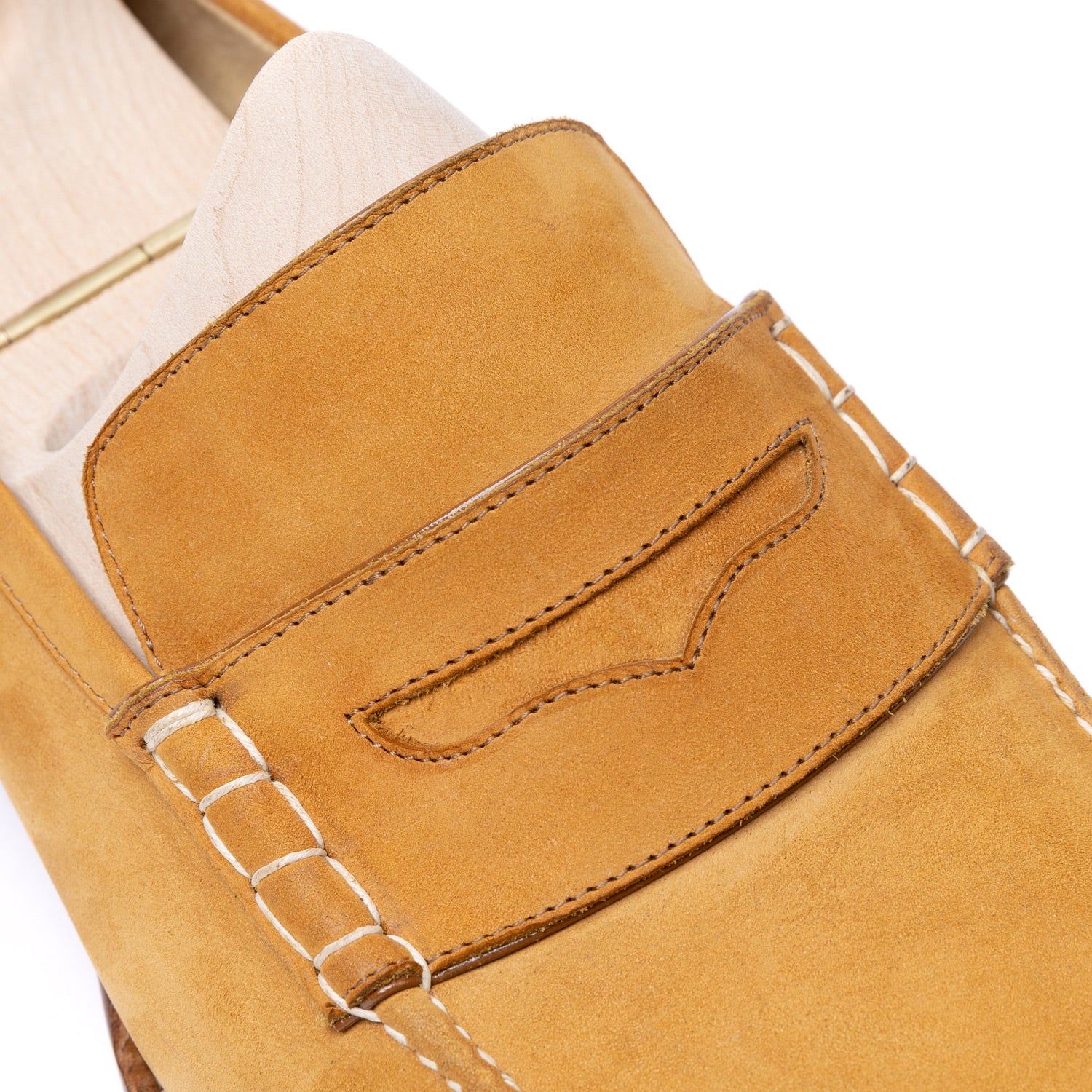 Loafer "Beefroll Casual Penny" aus Nubuk-Kalbsleder - reine Handarbeit
